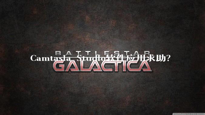 Camtasia Studio软件应用求助？