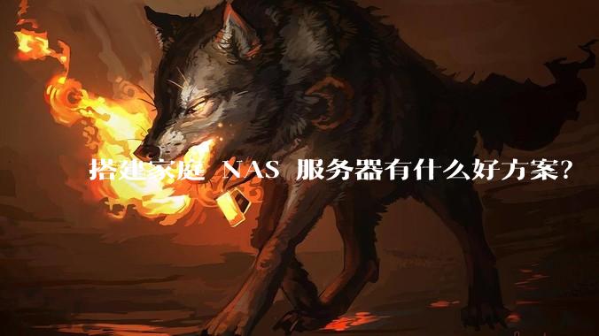 搭建家庭 NAS 服务器有什么好方案？