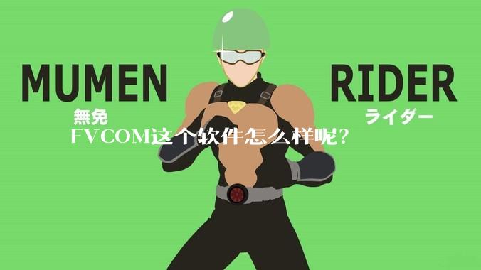 FVCOM这个软件怎么样呢？