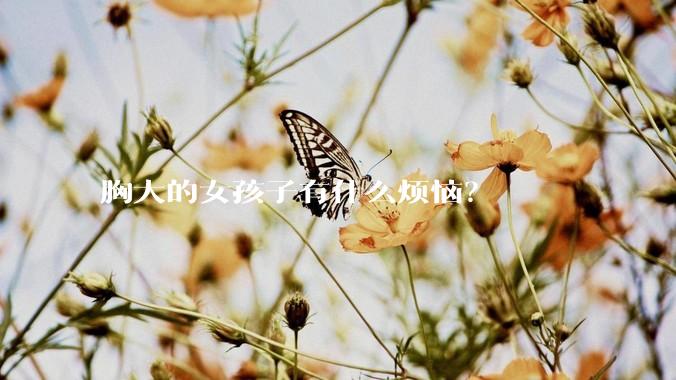 胸大的女孩子有什么烦恼？