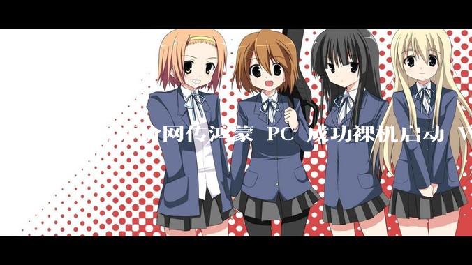 如何评价网传鸿蒙 PC 成功裸机启动 Windows ARM？