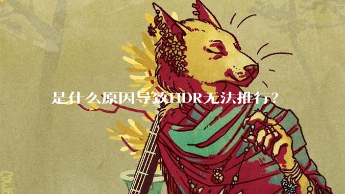 是什么原因导致HDR无法推行？